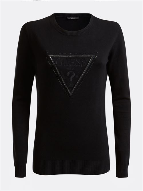 LEA RN LS SWTR GUESS | W2YR29JBLK
